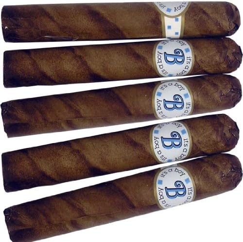 Tobacco Leaf Wrapped It's a Boy Royale Chocolate Cigar (3 Cigars Pk.) - 36 Cigars Case