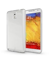 Wireless: Diztronic High Gloss Clear (Frosted Matte Inside) Flexible TPU Case for Samsung Galaxy Note 3 - Retail Packaging - Diztronic