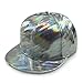 Jescakoo Cool PU Leather Snackback Cap Flat Brim Hip-hop Hat Snake Skin