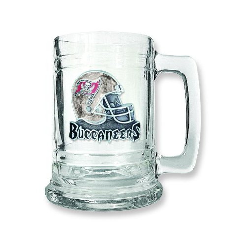 NFL Tampa Bay Buccaneers Glass Tankard 15oz