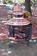Solid Copper Small Chiminea Combo With Screen