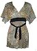  : Kimono Top/multi patch print/black ties
