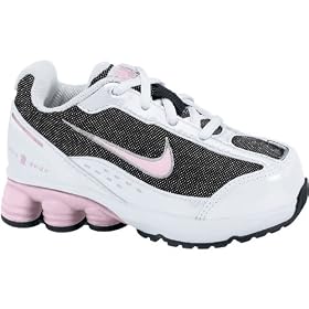 Toddler's Nike Shox Turmoil (Black-Perfect/Pink-White)