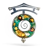 Green Spiral Buddah Temple Pin from the Artazia Collection #1703 GP OP