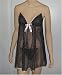  : FELINA FLIRTY POLKADOT SHEER BABYDOLL,LARGE