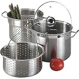  : Progressive International 8 Quart Stainless Steel Multi Cooker