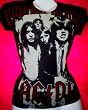 Mosquitohead Women's 'AC/DC HIGHWAY TO HELL' BLEACH PRINT T-SHIRT