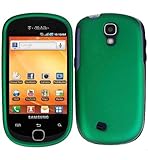 Dark Green Rubberized Hard Case Cover for Samsung Gravity Smart T589