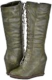 Qupid Owner-05 Olive Women Casual Boots