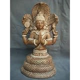 Yogacharya Sri Patanjali Hand Carved Stone Statue From India 8 Inches