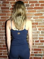 Embroidered Aum (Om) Shelf Camisole Yoga Top
