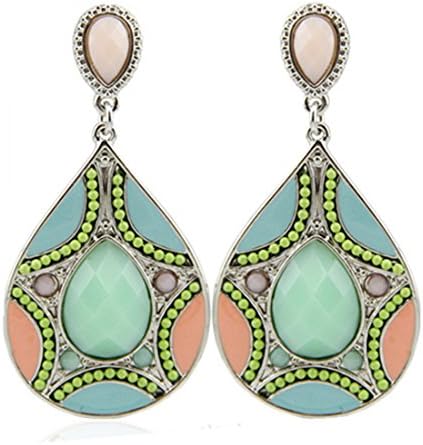 SRX Joker Turquoise Pendants Earrings In Women's Jewelry (B)
