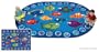 Fishing For Literacy Oval Carpet 7'8"x10'10"