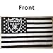 Oakland Raiders With US Stripe Star Flag (3ftx5ft)