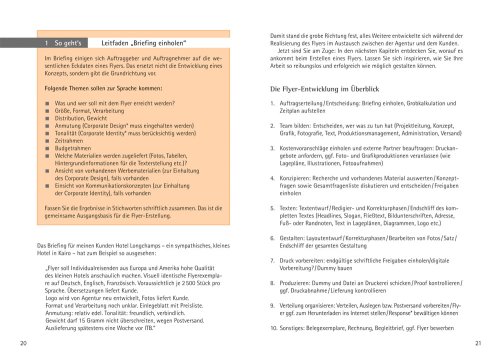 Flyer optimal texten, gestalten, produzieren