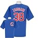 Carlos Zambrano Chicago Cubs Name and Number Blue T-Shirt by Majestic Select Size: XX-Large