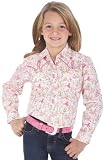 Wrangler Girls Horse Print Blouse