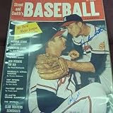 Bob Buhl / Lew Burdette Milwaukee Braves Autographed/Hand Signed
Magazine Spence LOA