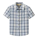 Toddler Boys' Cherokee Short-Sleeve Woven Shirt - Blue