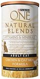 One Cat Natural Blends Chicken & Oatmeal Formula, Adult Cat, 1-LB Canister (Pack of 8)