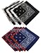 100% Cotton Comfortable Bandannas A Variety Of Paisley And Rasta Colors To Choose From, Super Sale On Assorted Dozen Packs.