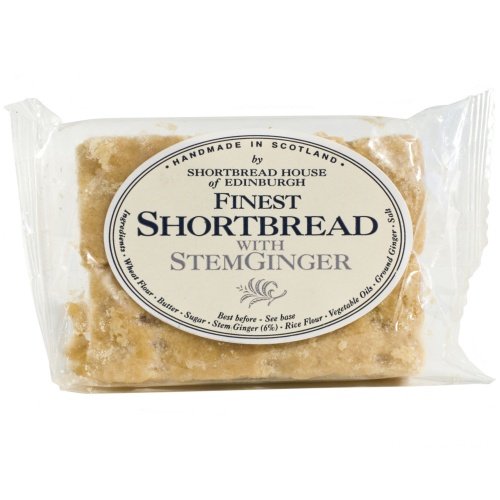 Scottish Shortbread Cookie Fingers with Stem Ginger by Gourmet Food Store