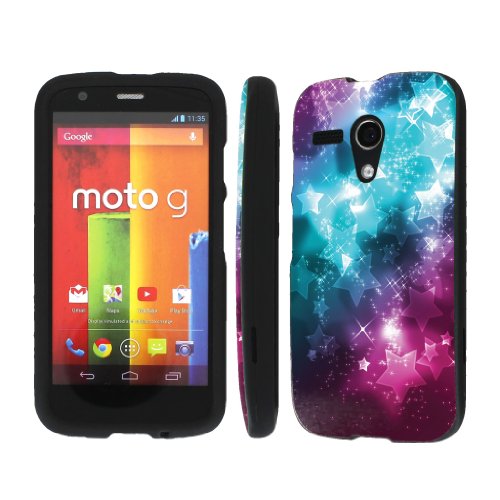 NakedShield Total Hard Armor Art Phone Case (Cosmic) for Motorola Moto G