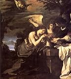 Acrylic Fridge Magnet Guercino Magdalen and Two Angels