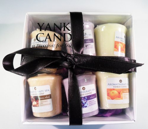 Yankee Candle - 6 Aromatherapy Spa Votive Sampler 