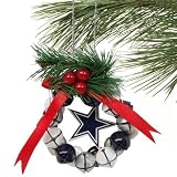 Dallas Cowboys Bell Wreath Ornament