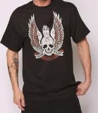 Felon Drink Fight Winged Skull Nude Girl T Shirt Bad Boy Bar Shirt