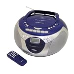 Emerson PD6560BL Portable CD-RW Player with Digital Tuning AM/FM Stereo Receiver