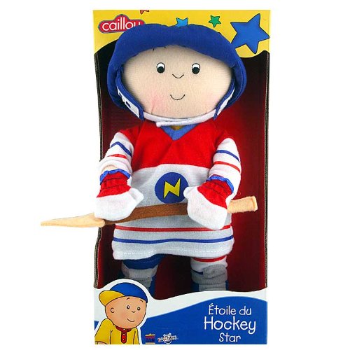 Caillou the Hockey Star Dress Me Plush Doll