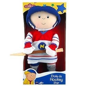 Caillou - Plush - Caillou Dressable Hockey Player 12 inch Pl by Caillou