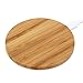 Qi Wireless Charger, GMYLE Wood Series Ultra-Slim Qi Charging Pad for Samsung Galaxy S7 / S6 / Edge / Plus, Note 5, Nexus and all Qi-Enabled Devices - Bamboo