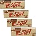 RAW Unbleached Organic 1.25 Size Cigarette Rolling Papers, 4 Packs