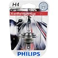 Philips 12342XVBW X-treme Vision Moto H4 Motorrad-Scheinwerferlampe, 1-er Blister