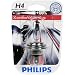 Philips 12342XVBW X-treme Vision Moto H4 Motorrad-Scheinwerferlampe, 1-er Blister