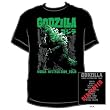 Godzilla World Destruction Tour Adult T-Shirt In Black