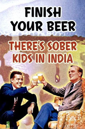 Finish Your Beer Poster Print, 24x36 Poster Print, 24x36 Humor Poster Print, 24x36