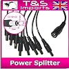 1 to 8 Way DC Power Splitter CCTV for Security Cameras