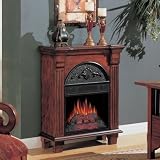 Classic Flame Regency Antique Free Standing Mahogany Electric Fireplace