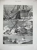 1881 Great Snowstorm Lavernock Cardiff Ships Ward