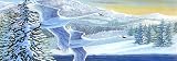 A Snowy Flight Window Mural
