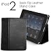 CaseCrown Bold Standby Case (Black) for the new iPad & iPad 2 (Built-in magnet for sleep / wake feature) image 1