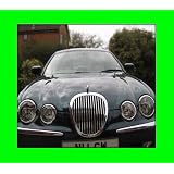 1999-2006 JAGUAR S-TYPE S TYPE CHROME GRILL GRILLE KIT 2000 2001 2002 2003 2004 2005... by CEC