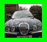 1999-2006 JAGUAR S-TYPE S TYPE CHROME GRILL GRILLE KIT 2000 2001 2002 2003 2004 2005 99 00 01 02 03 04 05 06 3.0 4.0 4.2 TYPE R TYPE-R SUPERCHARGED
