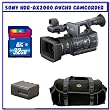 Sony HDR-AX2000 Handycam Camcorder w/ 20x Wide Angle G-Lens + Willoughby's Professional Photographers Package