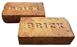 文字入りレンガ 刻印 レンガ 【BRICK （アルファベット）６個入り】 アンティークレンガ （ 耐火レンガ ） 。 古レンガ 煉瓦 。