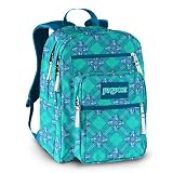 JanSport Classic Big Student Backpack, Calypso Blue Grunge